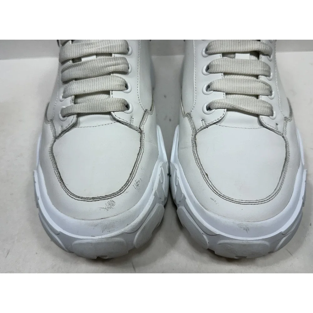 Alexander McQueen Oversized Court Trainer White Black Men's Size 11 / 44